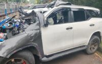 Fortuner Tabrak Truk Kontainer di Serpong, Pengemudi Muda Tewas di Rumah Sakit